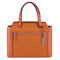 Via Veneta Faith Leather Medium Structured Handbag | Papaya - iBags.co.za