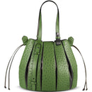 Via Veneta Fern Leather Medium Over The Shoulder Bag | Moss - iBags.co.za