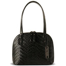 Via Veneta Provoque Eva Leather Handbag | Black - iBags.co.za