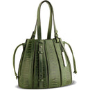 Via Veneta Provoque Fern Ostrich Leg Handbag | Green - iBags.co.za