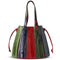 Via Veneta Provoque Fern Ostrich Leg Handbag | Multi - iBags.co.za
