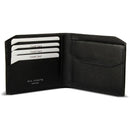 Via Veneta Provoque Ostrich Hipster Coin Wallet | Black - iBags.co.za
