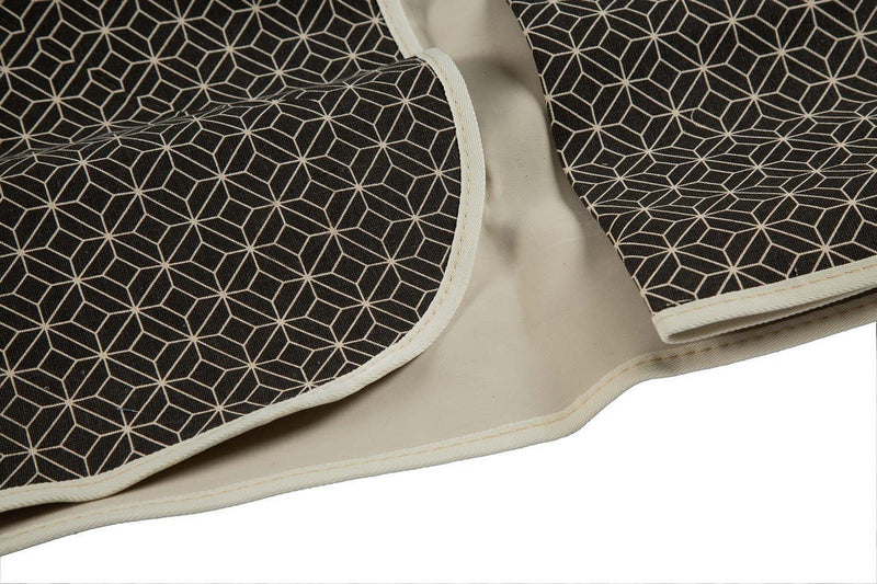 Yuppie Black Geometric Picnic/Beach Rug Med - iBags - Luggage & Leather Bags