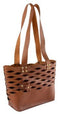Yuppie Daisy Leather Handbag | Classic Brown - iBags - Luggage & Leather Bags