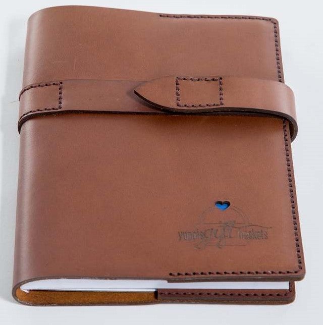 Yuppie Genuine Leather A5 Cover With Note Book - iBags - Luggage & Leather Bags