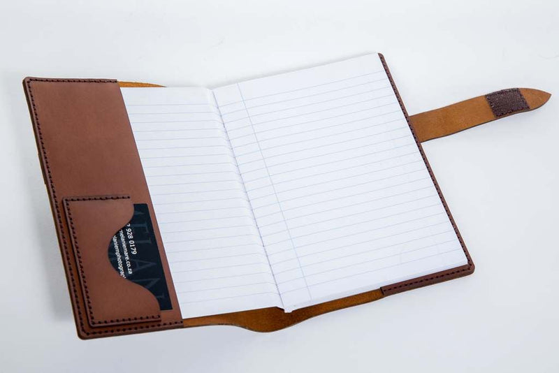 Yuppie Genuine Leather A5 Cover With Note Book - iBags - Luggage & Leather Bags