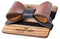 Yuppie Genuine Leather Bowtie | Brown On Black - iBags - Luggage & Leather Bags