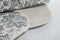 Yuppie Grey Damask Picnic/Beach Rug Med - iBags - Luggage & Leather Bags