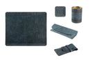 Yuppie Leather Deskpad 7-Pce Set - iBags - Luggage & Leather Bags