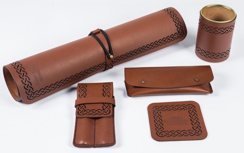 Yuppie Leather Deskpad 7-Pce Set - iBags - Luggage & Leather Bags