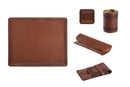 Yuppie Leather Deskpad 7-Pce Set - iBags - Luggage & Leather Bags