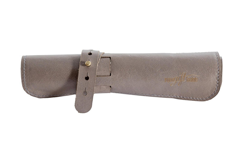 Yuppie Leather Utility Roll-Up Bag | Grey - iBags - Luggage & Leather Bags