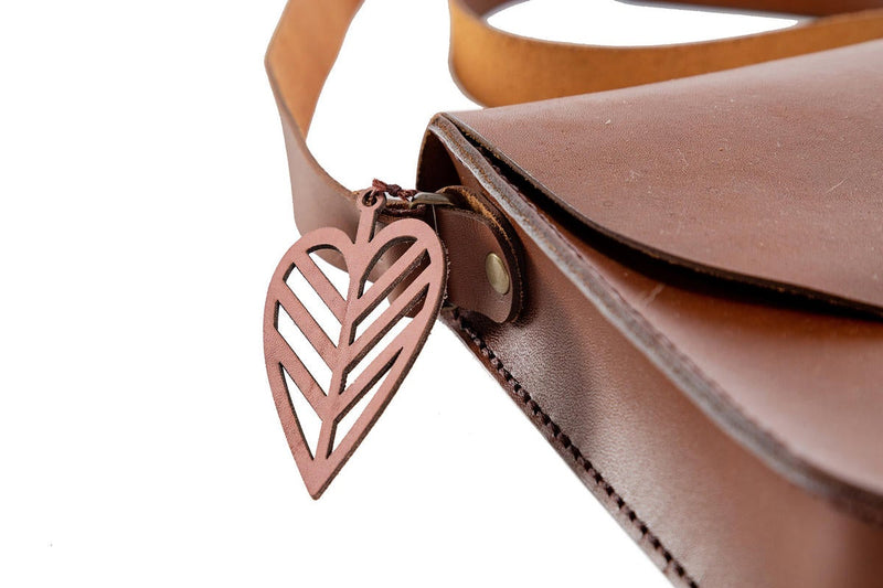 Yuppie Pincushion Bag Of Love | Brown Leather - iBags - Luggage & Leather Bags